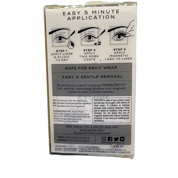 NEW Eylure London ProMagnectic Magnectic Lash Liner Black Lot of 3 - Picture 4 of 5